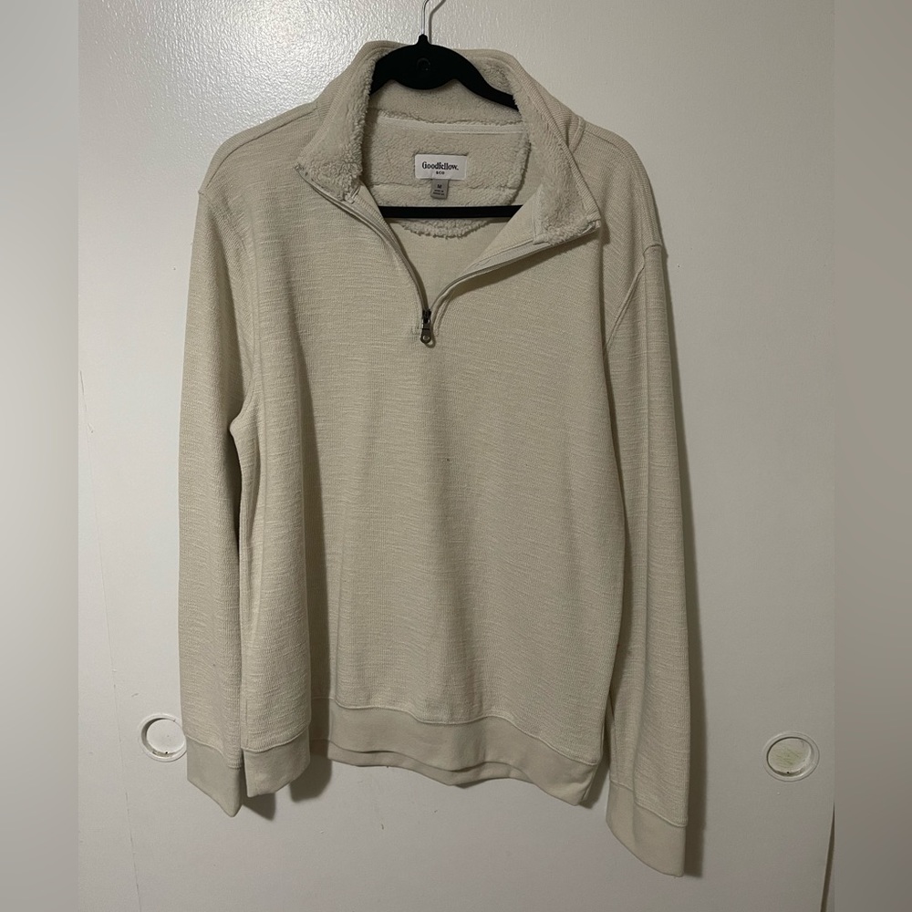 Goodfellow men sweatshirt ivory